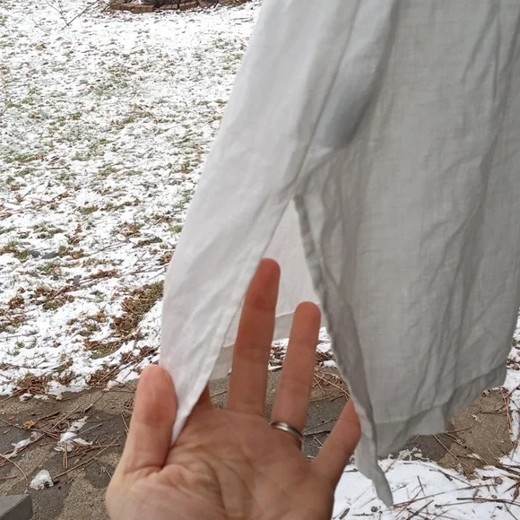 Linen tunic top Med Ellen Tracy - Picture 6 of 9